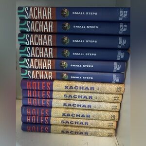 HOLES(6) SMALL STEPS(6) sequel Lois Sachar GUIDED READING lot HCDJ Teachers Set